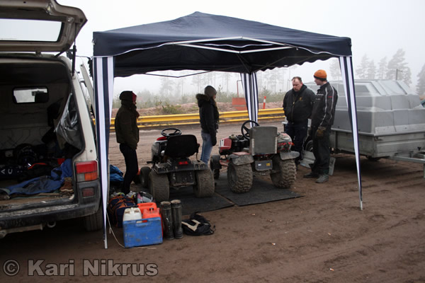 Ruohonleikkureiden 3h kest�vyysajot 05.04.2008