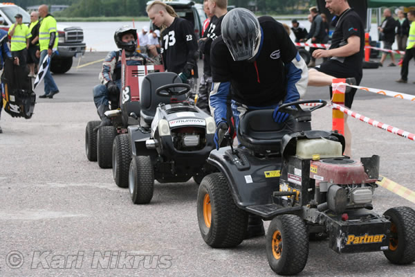 Ruohonleikkureiden 3h kest�vyysajot 11.07.2009